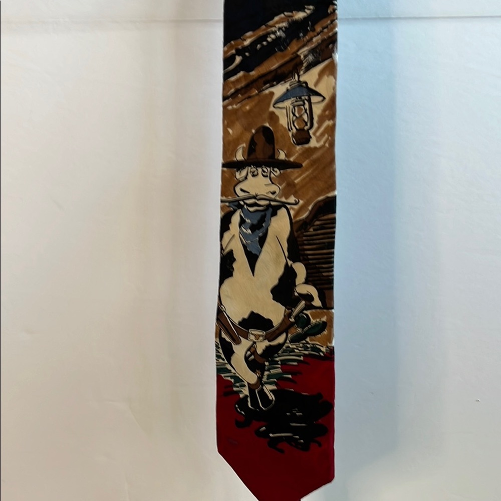 Cowboy Themed Tie